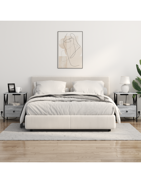 Armadio da Notte 2 pcs Grigio sonoma 41.5 x 40.5 x 55 cm