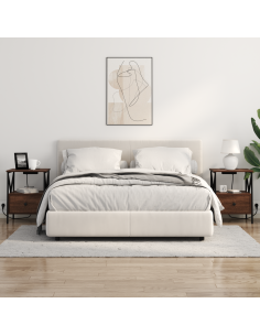 Armadio da Notte Rovere Marrone 41,5 x 40,5 x 55 cm