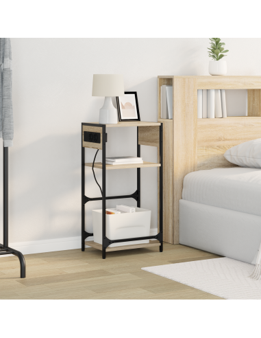 Armadio da Notte Rovere Sonoma 40 x 27 x 76 cm