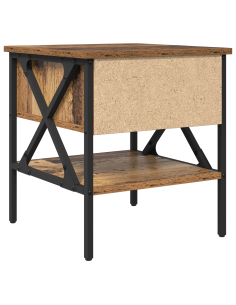 Comodino con cassetto Legno vecchio 40 x 42 x 45 cm