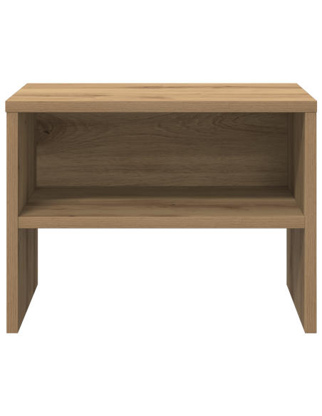 Armadio da Notte 2 pcs rovere artigianale 40 x 30 x 30 cm