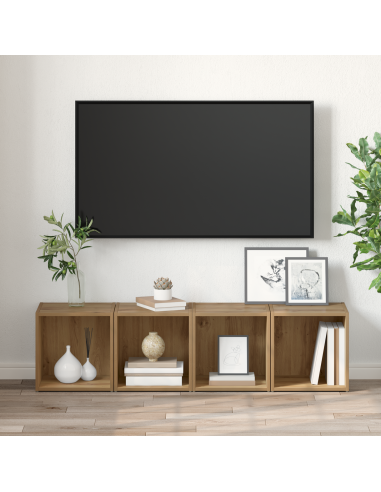 Set mobile TV 4 pcs Rovere artigianale 37 x 35 x 37,5 cm