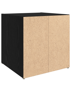 Set mobile TV 2 pcs Nero 37 x 35 x 37,5 cm Legno multistrato