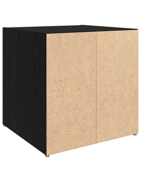 Mobile TV 2 pcs Nero 37 x 35 x 37 cm Legno multistrato