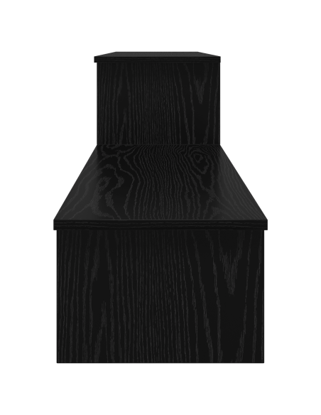 Set mobile TV Rovere Nero 180 x 30 x 43 cm Legno multistrato