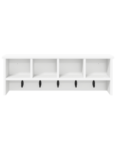 Appendiabiti a muro Bianco 75 x 16 x 26 cm Legno multistrato