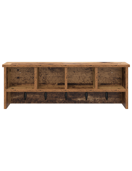 Appendiabiti a muro Legno vecchio 75 x 16 x 26 cm