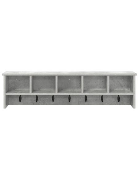Appendiabiti a muro Grigio cemento 100 x 16 x 26 cm
