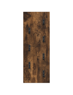 Appendiabiti a muro Rovere fumé 30 x 1,5 x 80 cm