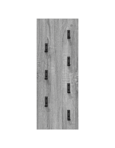 Appendiabiti a muro Grigio sonoma 30 x 1.5 x 80 cm