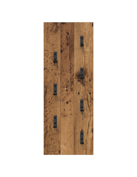 Appendiabiti a muro Legno vecchio 30 x 1.5 x 80 cm