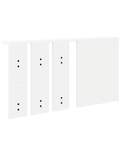 Appendiabiti a muro Bianco 85 x 10 x 45 cm Legno multistrato