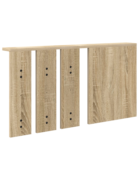 Appendiabiti a muro con specchio rovere sonoma 85 x 10 x 45 cm