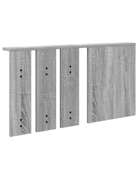 Appendiabiti a muro con specchio Grigio sonoma 85 x 10 x 45 cm