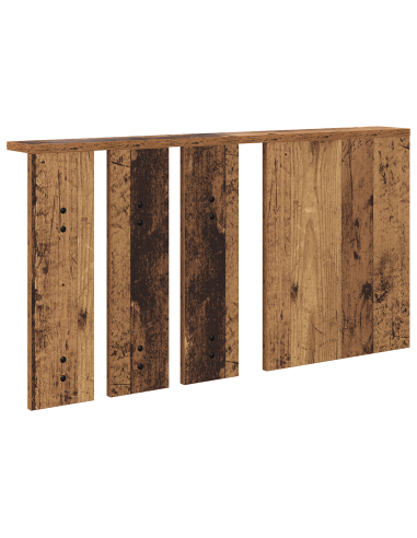 Appendiabiti a muro con specchio Legno vecchio 85 x 10 x 45 cm