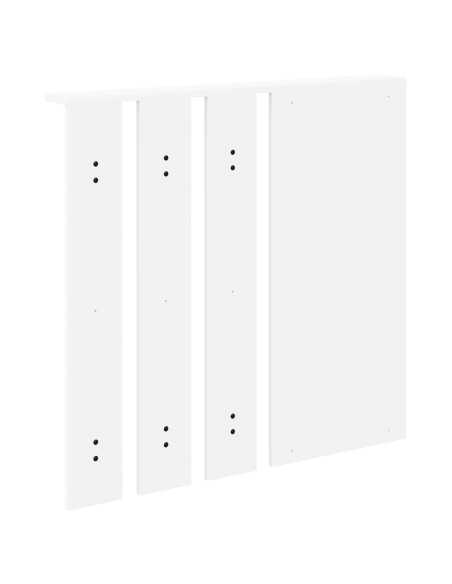 Appendiabiti a muro Bianco 84 x 10 x 80 cm Legno multistrato
