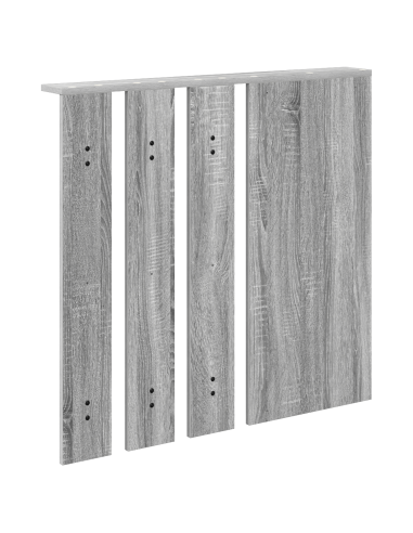 Appendiabiti a muro con specchio Grigio sonoma 84 x 10 x 80 cm