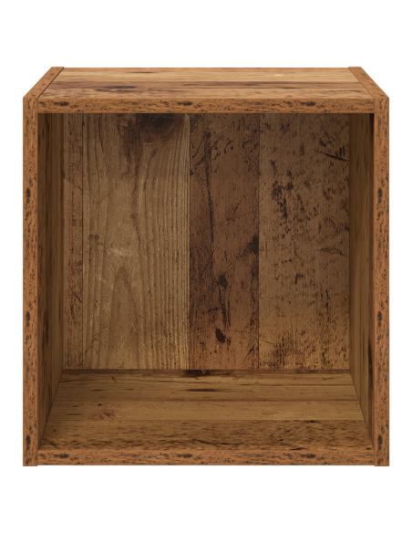 Armadietto a muro con lo scaffale Legno vecchio 37 x 37 x 37 cm