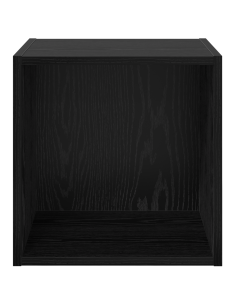 Armadietto a muro Rovere Nero 37 x 37 x 37 cm Legno multistrato