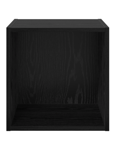 Armadietto a muro Rovere Nero 37 x 37 x 37 cm Legno multistrato