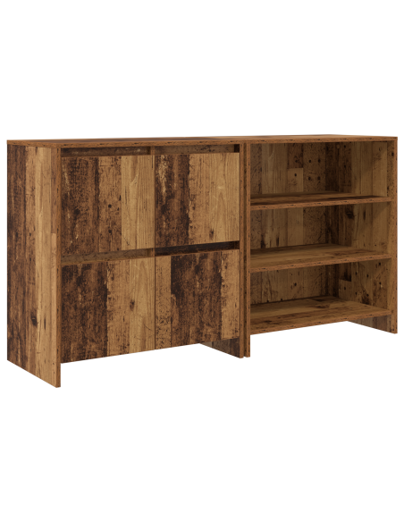 Credenza 2 pcs Legno vecchio 70 x 41 x 75 cm Legno multistrato