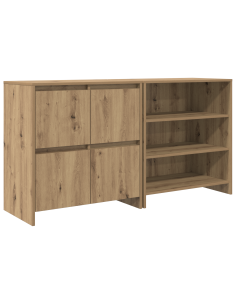 Credenza 2 pcs Rovere artigianale 70 x 41 x 75 cm