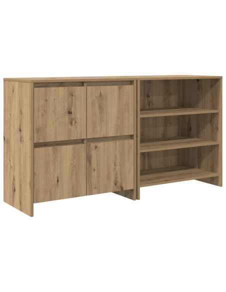 Credenza 2 pcs rovere artigianale 70 x 41 x 75 cm