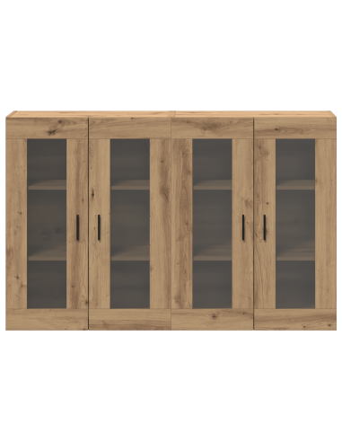 Armadi da Muro 2 pcs rovere artigianale 69,5 x 34 x 90 cm