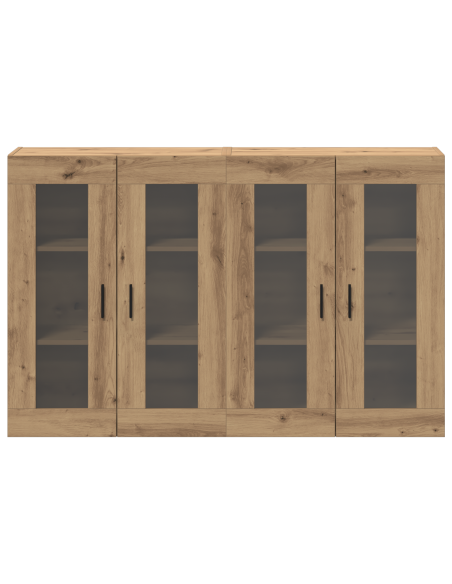 Armadi da Muro 2 pcs rovere artigianale 69,5 x 34 x 90 cm