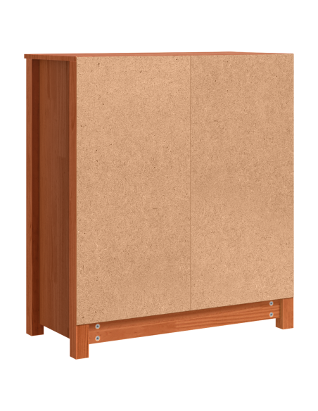 Credenza Marrone cerato 70 x 35 x 80 cm Pino massello