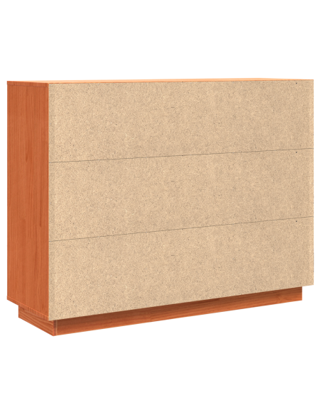 Credenza Marrone cerato 104,5 x 34 x 80 cm Pino massello