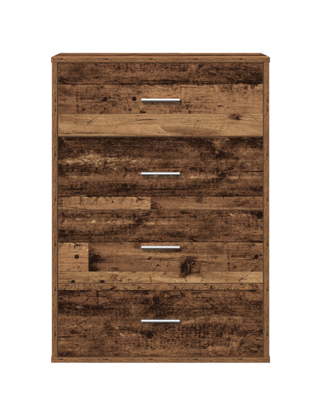 Credenza con cassetto Legno vecchio 60 x 31 x 84 cm Truciolare