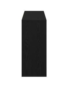 Credenza Rovere Nero 120 x 30 x 75 cm Legno multistrato
