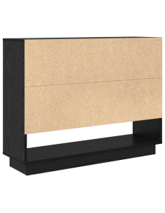 Credenza Rovere Nero 97 x 29 x 75 cm Legno multistrato