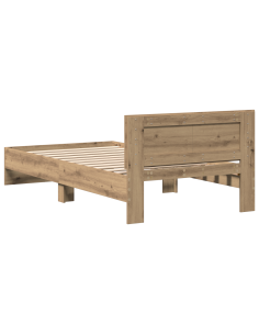 Struttura del letto Rovere artigianale 203 x 104 x 70 cm