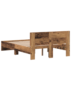 Struttura del letto Legno vecchio 193 x 125 x 70 cm