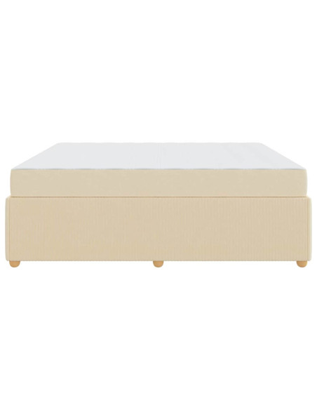 Struttura del letto Altro Crema 180 x 200 cm Tessuto
