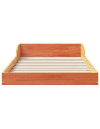 Struttura del letto Marrone cerato 90 x 210 cm Pino massello