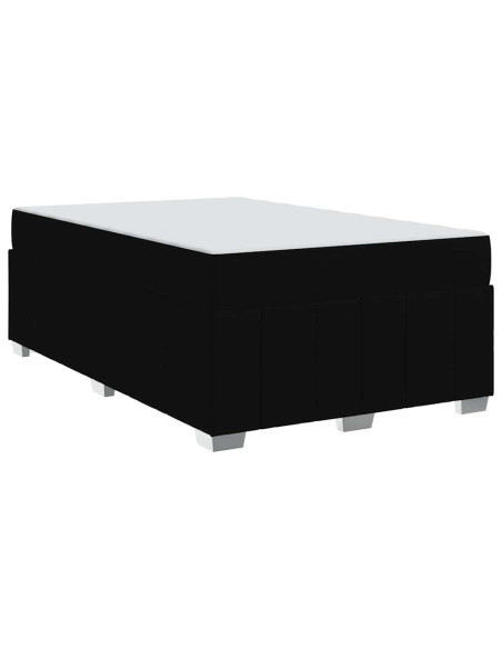 Struttura del letto Nero 120 x 200 cm Tessuto