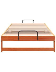 Struttura del letto Marrone 100 x 200 cm Pino massello