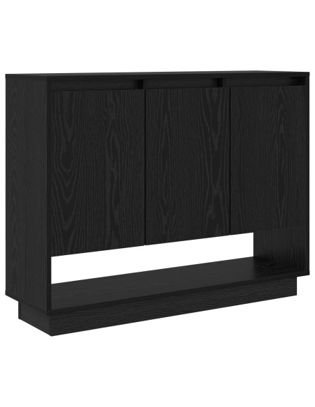Credenza Rovere nero 97 x 29 x 75 cm Legno multistrato
