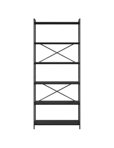 Libreria Rovere Nero 40 x 30 x 85 cm Legno multistrato