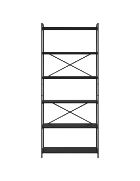 Libreria Rovere Nero 40 x 30 x 85 cm Legno multistrato