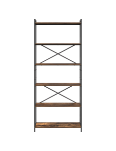 Libreria Rovere fumé 40 x 30 x 85 cm Legno multistrato