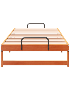 Struttura del letto Marrone 90 x 190 cm Pino massello
