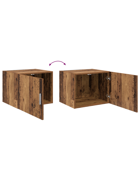 Armadietto a muro Legno vecchio 50 x 42.5 x 40 cm