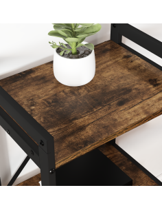 Libreria Rovere fumé 40 x 30 x 85 cm Legno multistrato 2