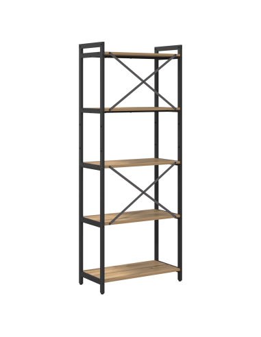 Libreria Rovere artigianale 60 x 30 x 155 cm Legno multistrato