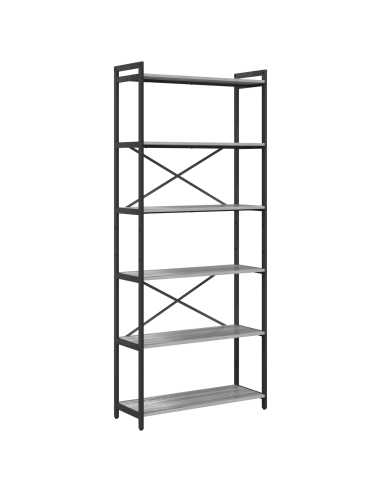 Libreria Grigio sonoma 40 x 30 x 85 cm Legno multistrato