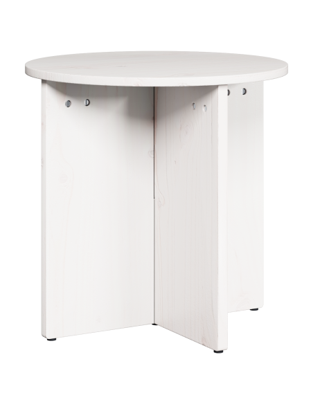 Set di Tavolini da Caffè 2 pcs Bianco 41.5 x 41.5 x 41 cm